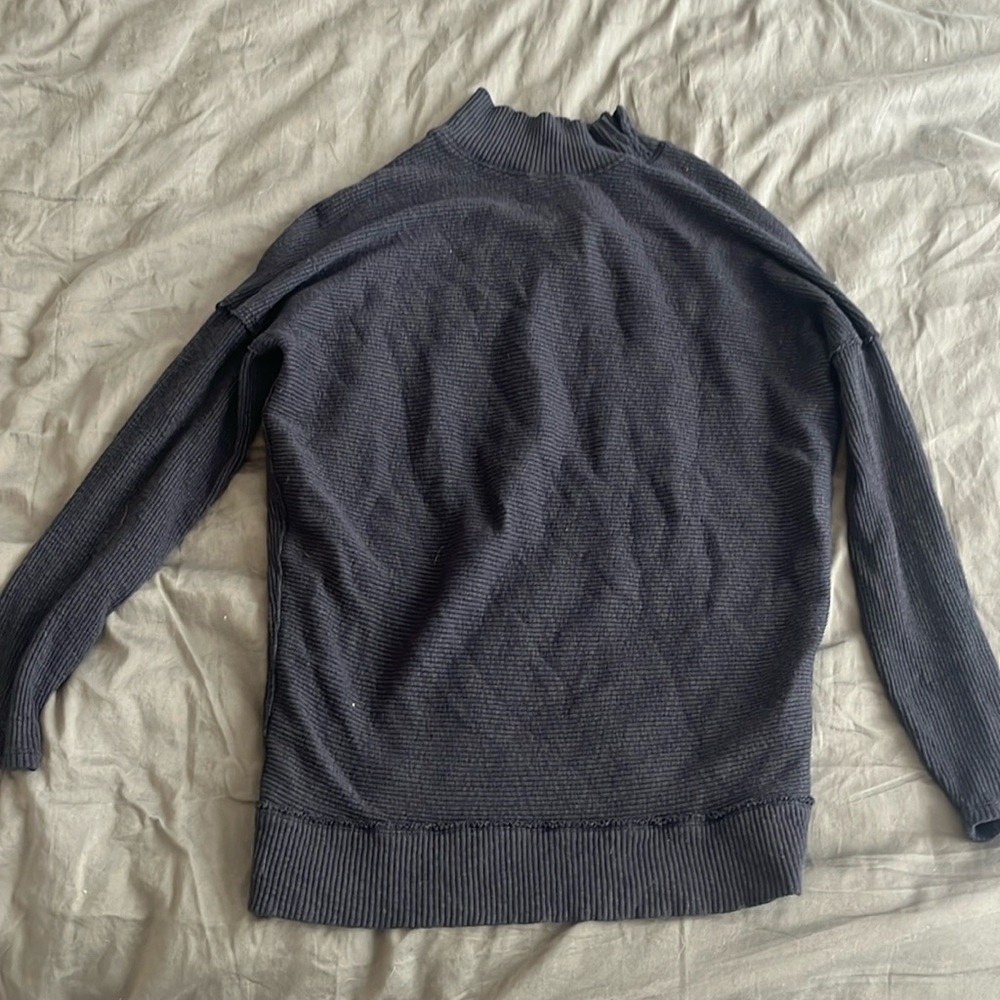 We the free XS long sleeve waffle high neck shirt.